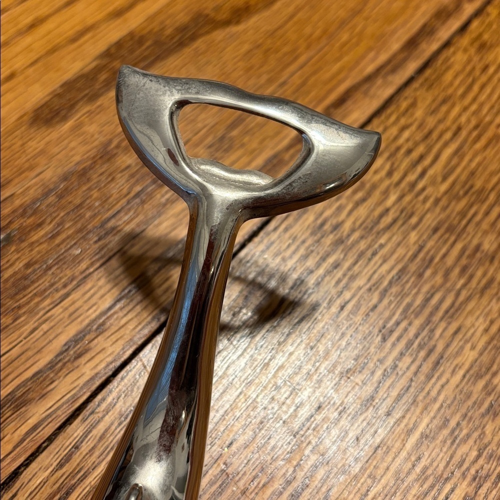 Vintage Silver/ Zinc Alloy Dolphin Bottle Opener - Picture 6 of 6